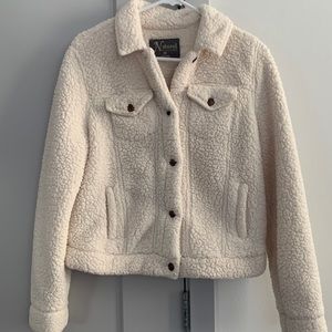 Soft, Fluffy White Jacket